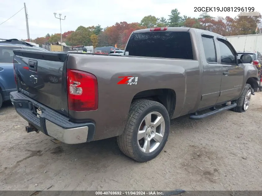 2008 Chevrolet Silverado 1500 Lt1 VIN: 2GCEK19J081296199 Lot: 40769692