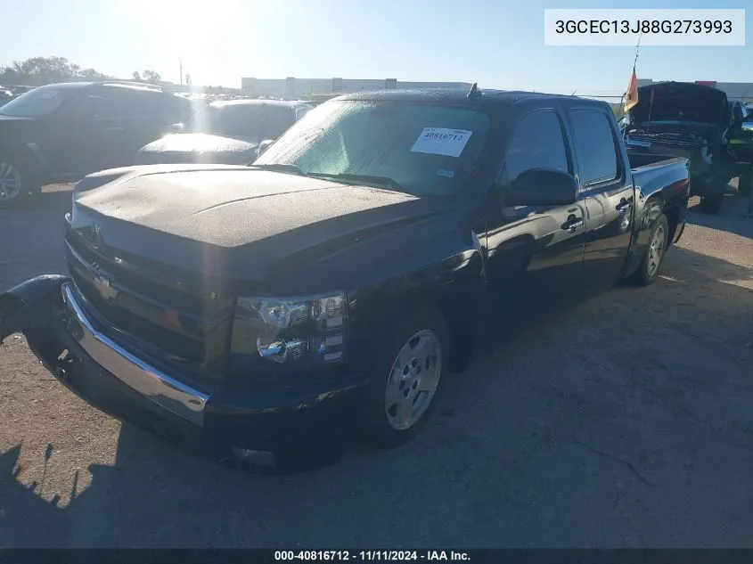 2008 Chevrolet Silverado 1500 Lt1 VIN: 3GCEC13J88G273993 Lot: 40816712