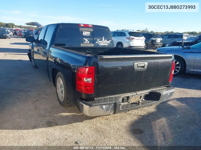 2008 Chevrolet Silverado 1500 Lt1 VIN: 3GCEC13J88G273993 Lot: 40816712