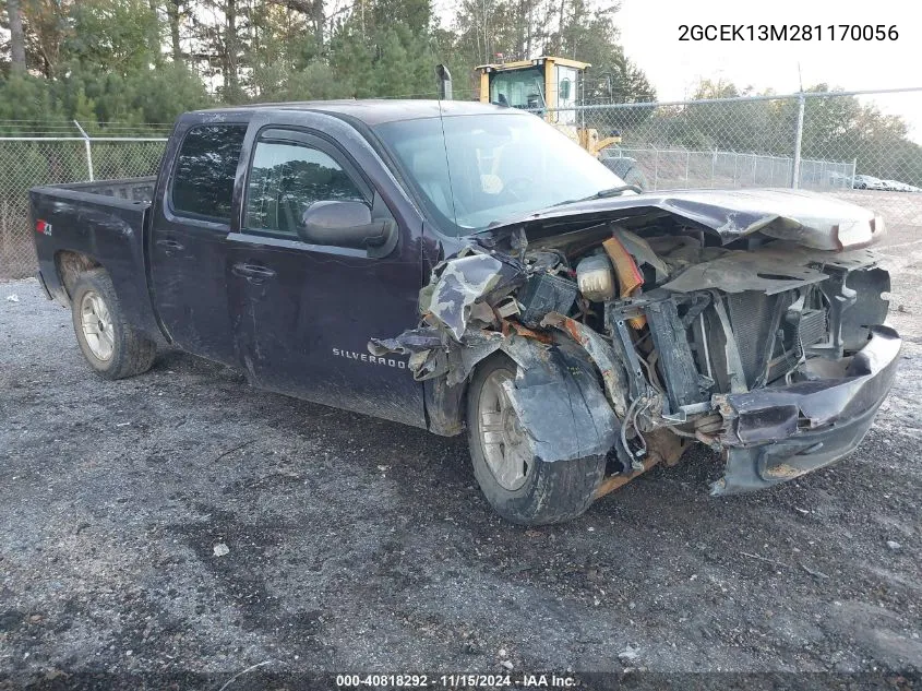 2008 Chevrolet Silverado 1500 Ltz VIN: 2GCEK13M281170056 Lot: 40818292