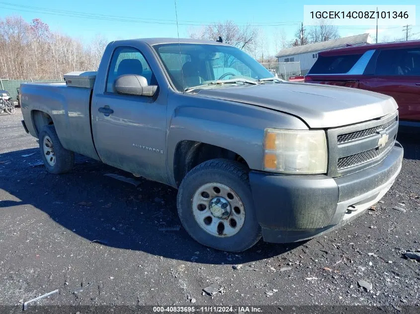 2008 Chevrolet Silverado 1500 Work Truck VIN: 1GCEK14C08Z101346 Lot: 40833695