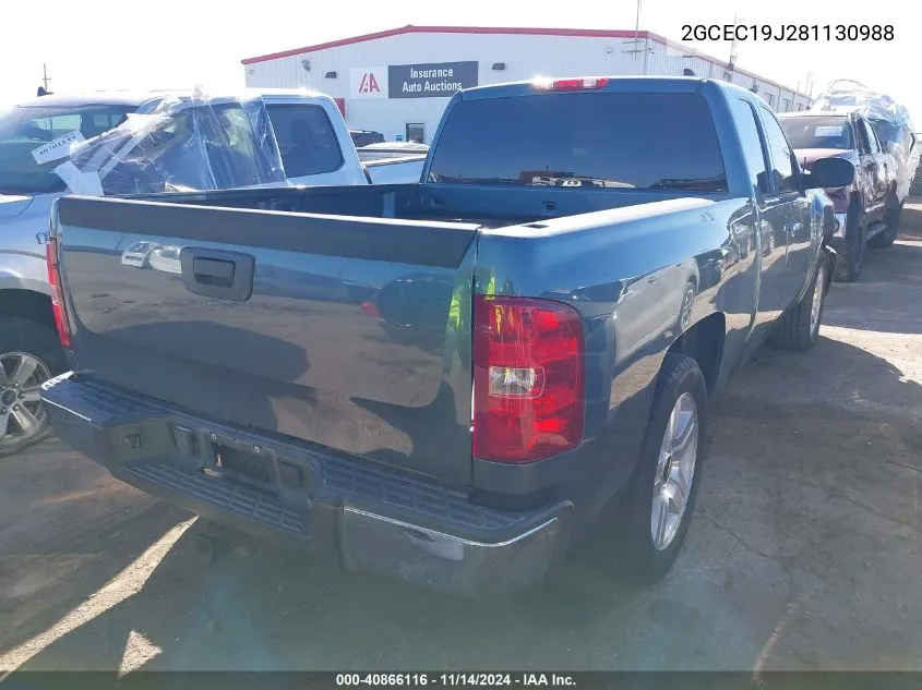 2008 Chevrolet Silverado 1500 Lt1 VIN: 2GCEC19J281130988 Lot: 40866116