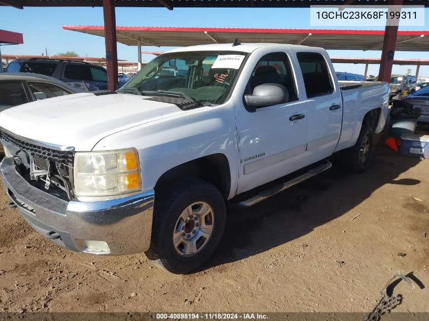 2008 Chevrolet Silverado 2500Hd Lt1 VIN: 1GCHC23K68F199311 Lot: 40898194