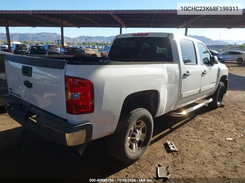 2008 Chevrolet Silverado 2500Hd Lt1 VIN: 1GCHC23K68F199311 Lot: 40898194