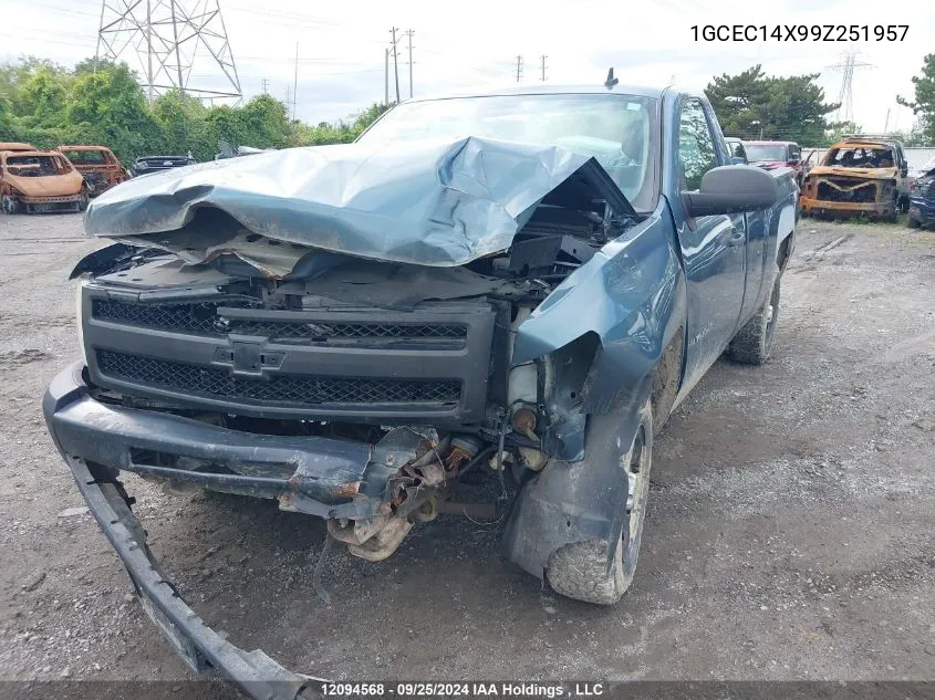 1GCEC14X99Z251957 2009 Chevrolet Silverado 1500