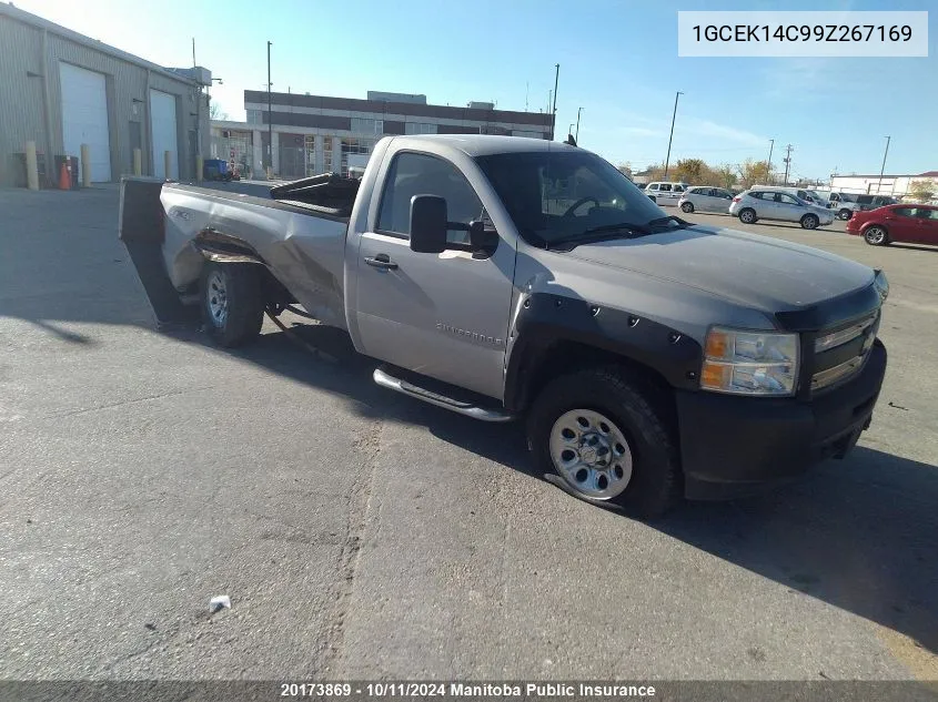 2009 Chevrolet Silverado 1500 Wt VIN: 1GCEK14C99Z267169 Lot: 20173869