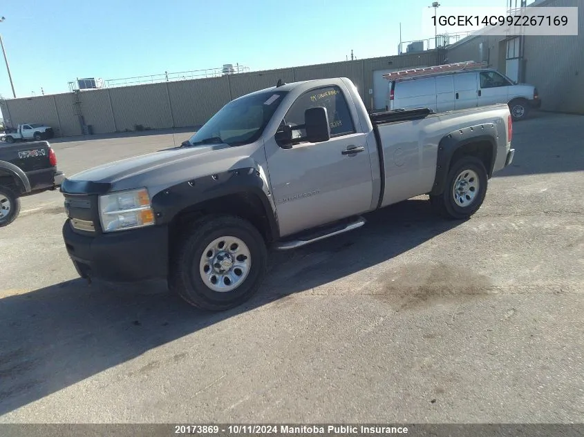 1GCEK14C99Z267169 2009 Chevrolet Silverado 1500 Wt