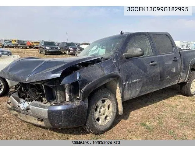 2009 Chevrolet Silverado K1500/K1500 Ls VIN: 3GCEK13C99G182995 Lot: 30046496