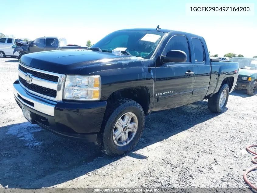 2009 Chevrolet Silverado 1500 Lt VIN: 1GCEK29049Z164200 Lot: 39097343