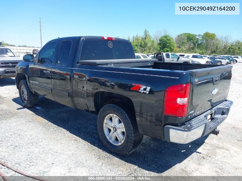 2009 Chevrolet Silverado 1500 Lt VIN: 1GCEK29049Z164200 Lot: 39097343