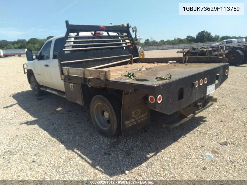 2009 Chevrolet Silverado 3500Hd Work Truck VIN: 1GBJK73629F113759 Lot: 39261512