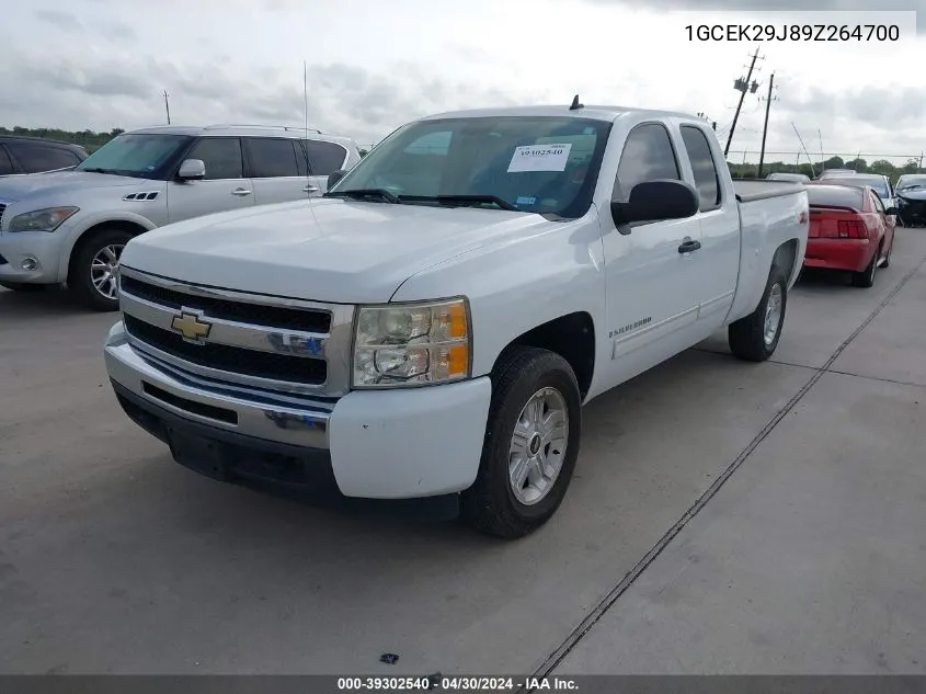 2009 Chevrolet Silverado 1500 Lt VIN: 1GCEK29J89Z264700 Lot: 39302540