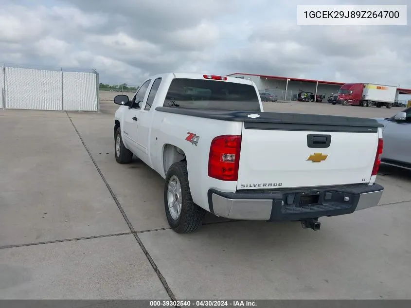 1GCEK29J89Z264700 2009 Chevrolet Silverado 1500 Lt