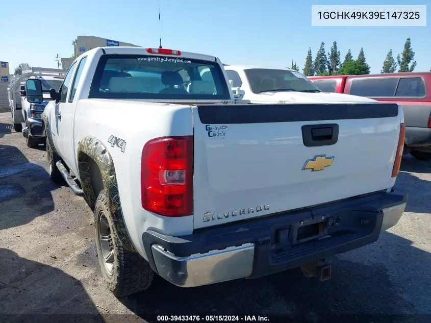 2009 Chevrolet Silverado 2500Hd Work Truck VIN: 1GCHK49K39E147325 Lot: 39433476