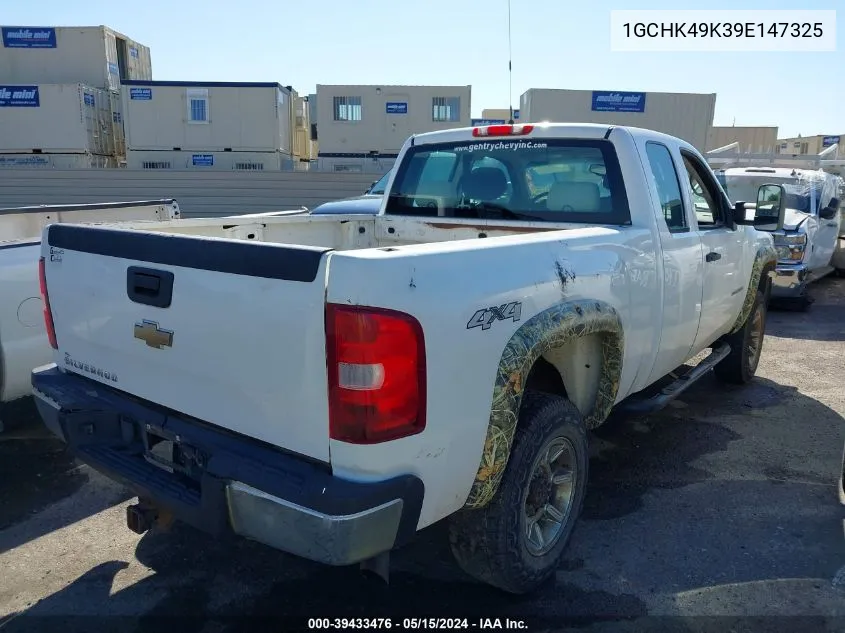 2009 Chevrolet Silverado 2500Hd Work Truck VIN: 1GCHK49K39E147325 Lot: 39433476