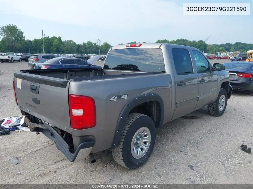 2009 Chevrolet Silverado 1500 Lt VIN: 3GCEK23C79G221590 Lot: 39844728