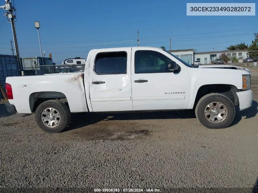 2009 Chevrolet Silverado 1500 Lt VIN: 3GCEK23349G282072 Lot: 39938393