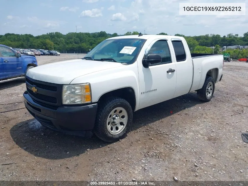 2009 Chevrolet Silverado 1500 Work Truck VIN: 1GCEC19X69Z265212 Lot: 39989453