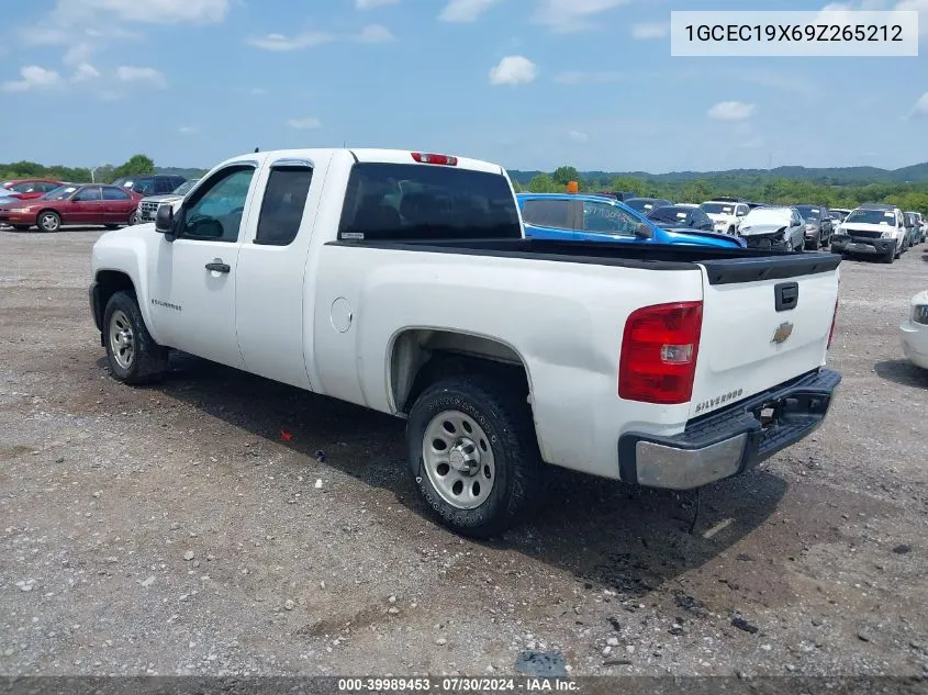 2009 Chevrolet Silverado 1500 Work Truck VIN: 1GCEC19X69Z265212 Lot: 39989453