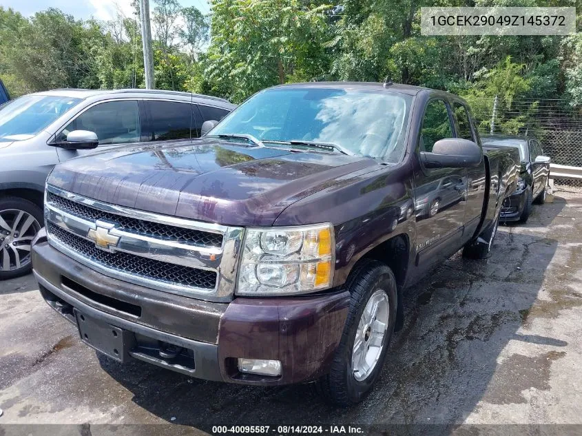 2009 Chevrolet Silverado 1500 Lt VIN: 1GCEK29049Z145372 Lot: 40095587