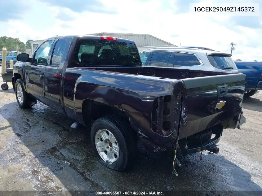 1GCEK29049Z145372 2009 Chevrolet Silverado 1500 Lt