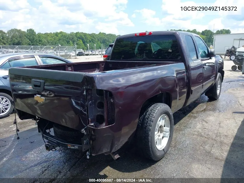 2009 Chevrolet Silverado 1500 Lt VIN: 1GCEK29049Z145372 Lot: 40095587