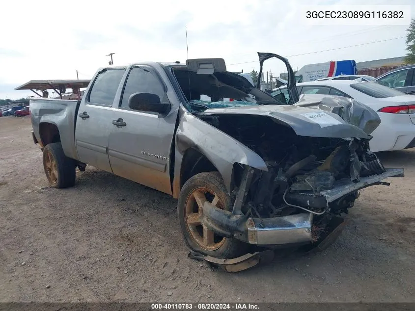 3GCEC23089G116382 2009 Chevrolet Silverado C1500 Lt