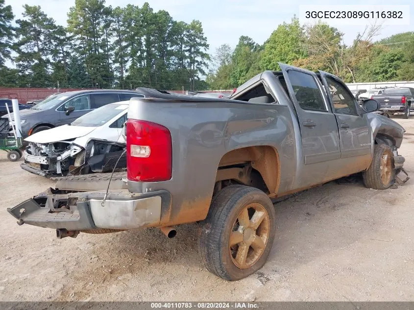 2009 Chevrolet Silverado C1500 Lt VIN: 3GCEC23089G116382 Lot: 40110783