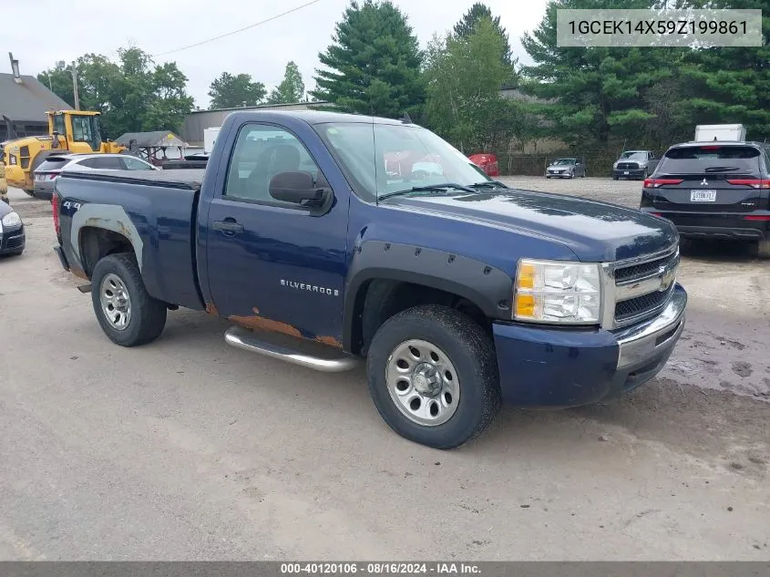 2009 Chevrolet Silverado 1500 Work Truck VIN: 1GCEK14X59Z199861 Lot: 40120106