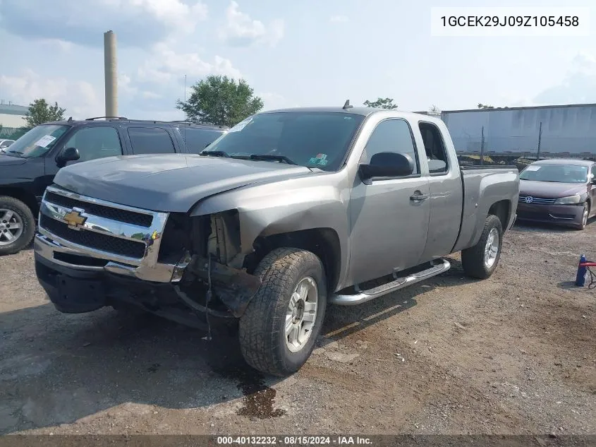 2009 Chevrolet Silverado 1500 Lt VIN: 1GCEK29J09Z105458 Lot: 40132232