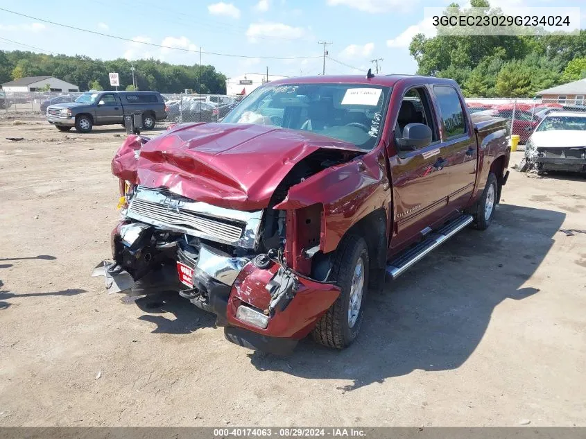 2009 Chevrolet Silverado 1500 Lt VIN: 3GCEC23029G234024 Lot: 40174063