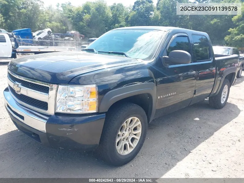 2009 Chevrolet Silverado 1500 Lt VIN: 2GCEK23C091139578 Lot: 40242543