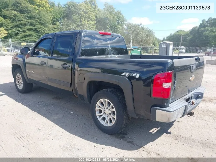 2009 Chevrolet Silverado 1500 Lt VIN: 2GCEK23C091139578 Lot: 40242543