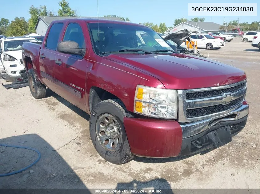 3GCEK23C19G234030 2009 Chevrolet Silverado 1500 K1500 Lt