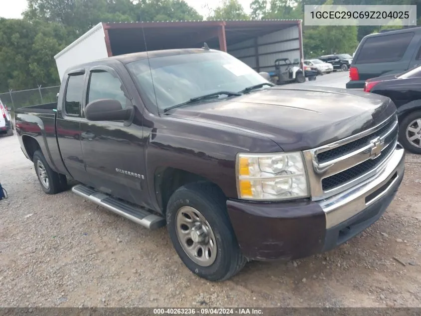 1GCEC29C69Z204025 2009 Chevrolet Silverado 1500 Lt