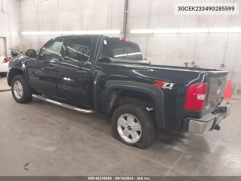 2009 Chevrolet Silverado K1500 Lt VIN: 3GCEK23349G285599 Lot: 40335848