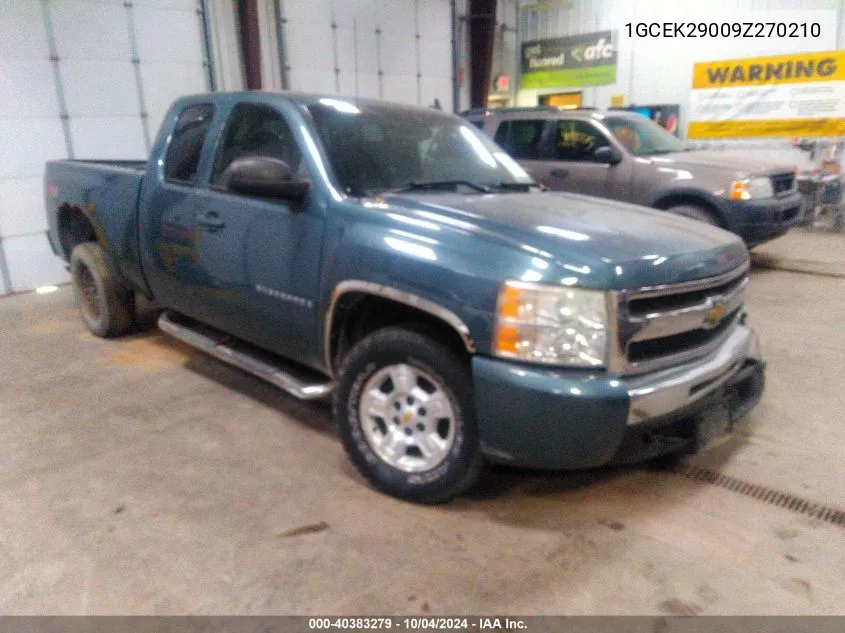 2009 Chevrolet Silverado 1500 Lt VIN: 1GCEK29009Z270210 Lot: 40383279