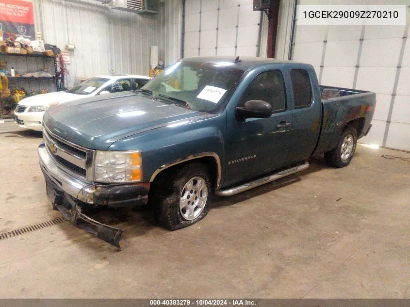 2009 Chevrolet Silverado 1500 Lt VIN: 1GCEK29009Z270210 Lot: 40383279