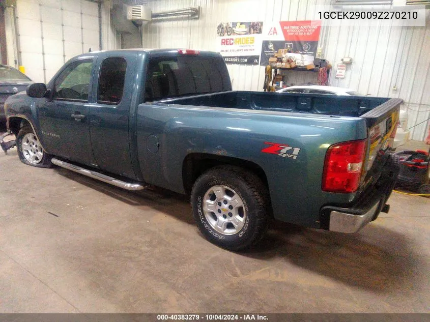 2009 Chevrolet Silverado 1500 Lt VIN: 1GCEK29009Z270210 Lot: 40383279