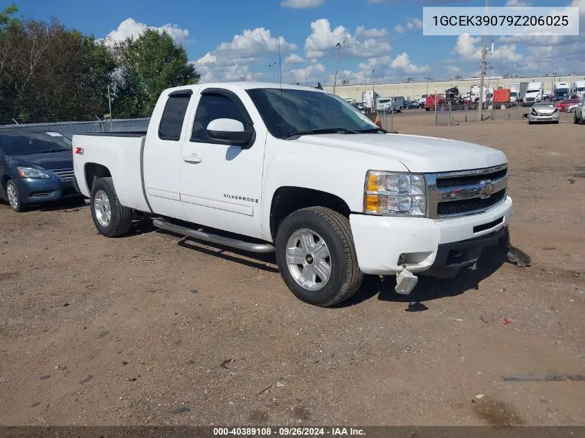 2009 Chevrolet Silverado 1500 Ltz VIN: 1GCEK39079Z206025 Lot: 40389108