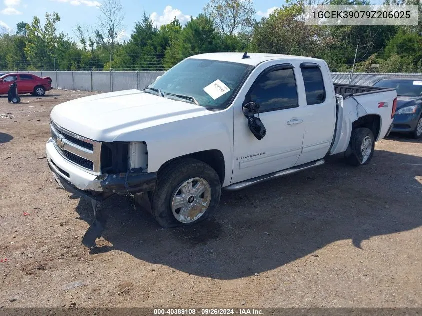 2009 Chevrolet Silverado 1500 Ltz VIN: 1GCEK39079Z206025 Lot: 40389108