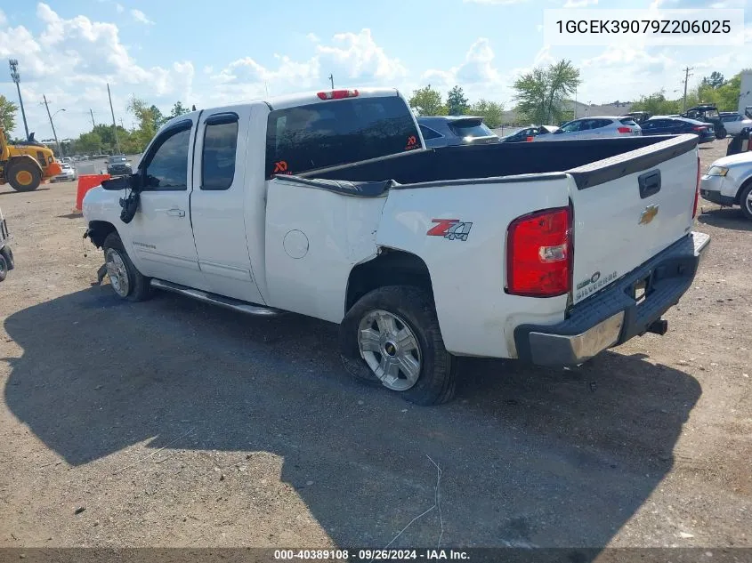 2009 Chevrolet Silverado 1500 Ltz VIN: 1GCEK39079Z206025 Lot: 40389108