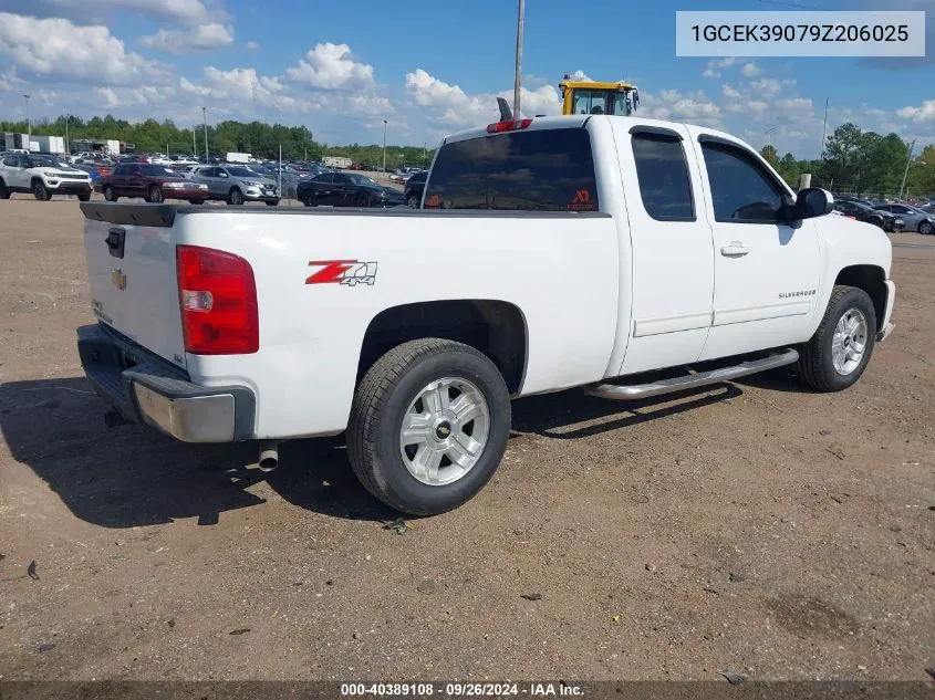 2009 Chevrolet Silverado 1500 Ltz VIN: 1GCEK39079Z206025 Lot: 40389108