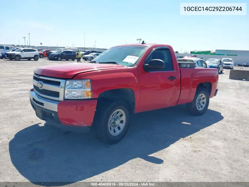 2009 Chevrolet Silverado 1500 Work Truck VIN: 1GCEC14C29Z206744 Lot: 40405916