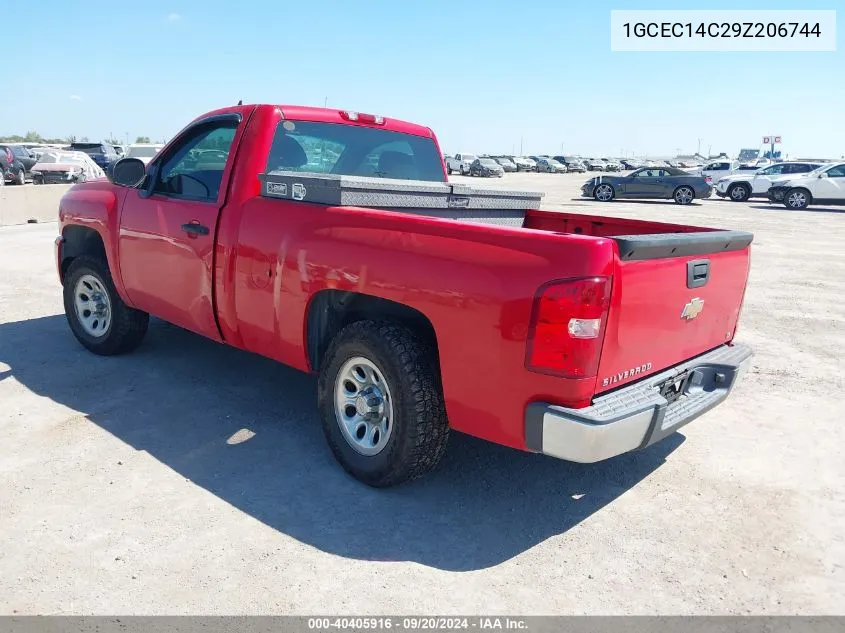 2009 Chevrolet Silverado 1500 Work Truck VIN: 1GCEC14C29Z206744 Lot: 40405916