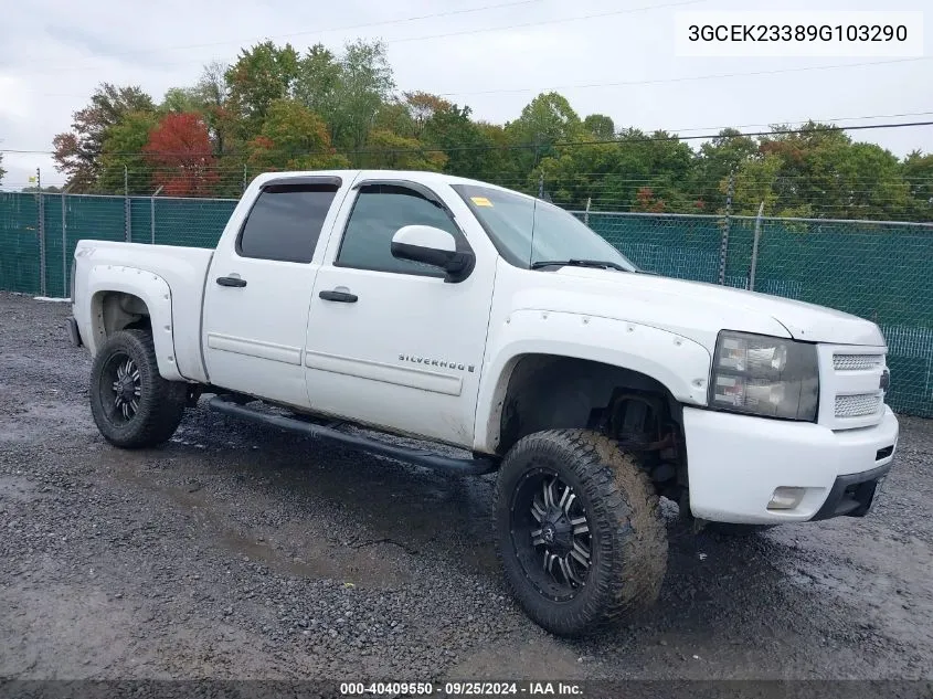 2009 Chevrolet Silverado 1500 Lt VIN: 3GCEK23389G103290 Lot: 40409550