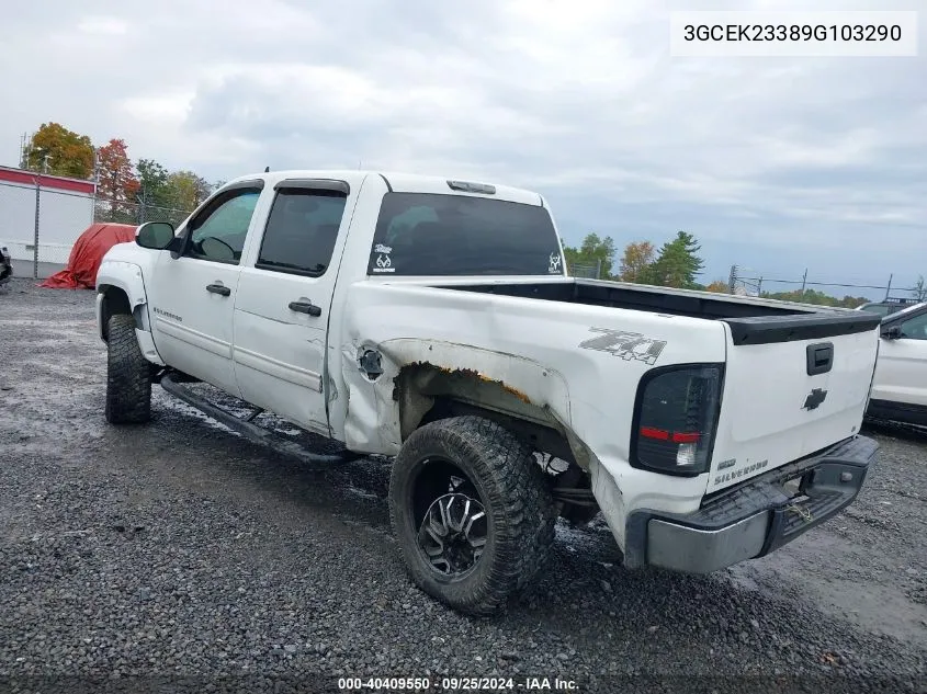 2009 Chevrolet Silverado 1500 Lt VIN: 3GCEK23389G103290 Lot: 40409550