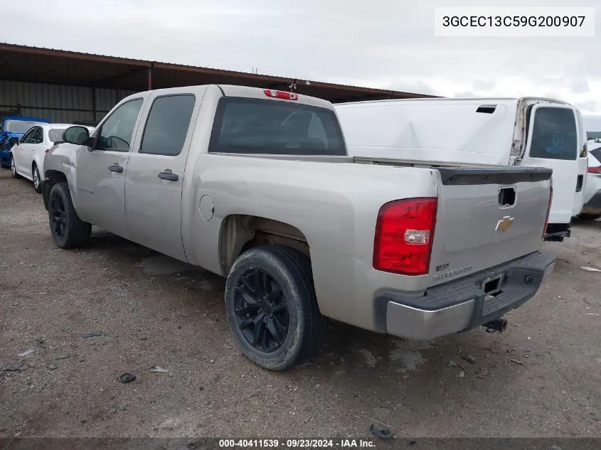 2009 Chevrolet Silverado 1500 C1500/C1500 Ls VIN: 3GCEC13C59G200907 Lot: 40411539