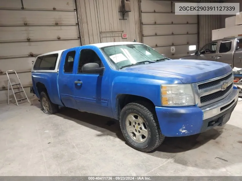 2GCEK290391127339 2009 Chevrolet Silverado 1500 K1500 Lt