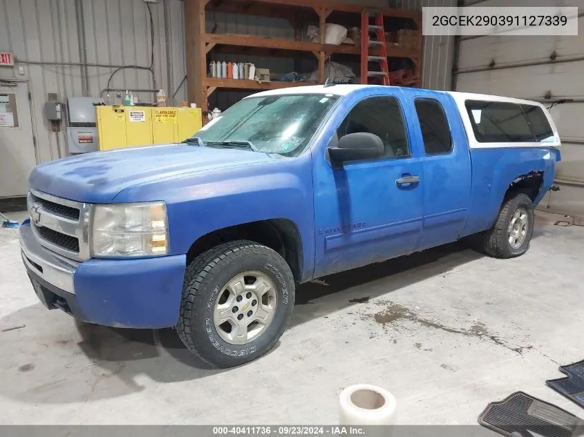 2GCEK290391127339 2009 Chevrolet Silverado 1500 K1500 Lt